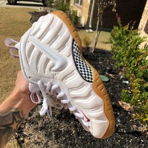 White Gucci Foamposite